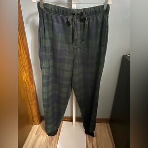 ☃️$5☃️ Canyon Creek Green and Black Plaid Pajama Pants NWOT XL